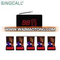 SINGCALL Food Order Restaurant Guest  Pager System for Calling