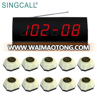 SINGCALL Wireless Call Light Restaurant Waiter Pager for Customers