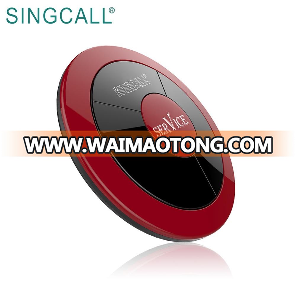 SINGCALL wireless waiter paging single button with waterproof function APE310 restaurant pager