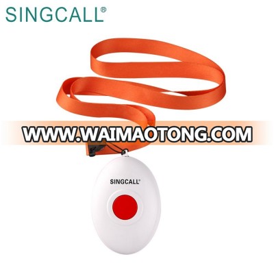 SINGCALL wireless one-button paging call with necklace line APE160